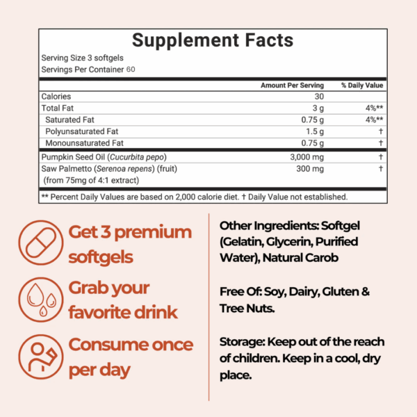 TryCapo™ Pumpkin Seed Oil Capsules - Image 8