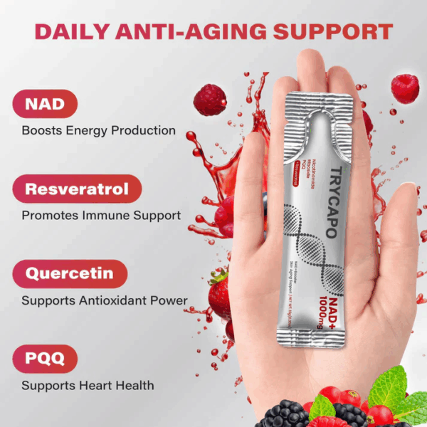 TryCapo™ NR1000 – NAD+ Berry Flavor Drink Mix - Image 4