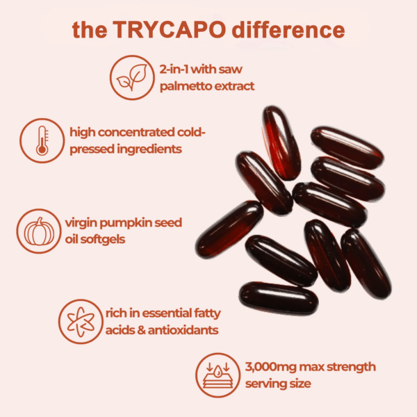 TryCapo™ Pumpkin Seed Oil Capsules - Image 3