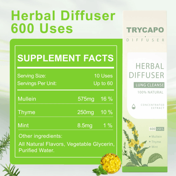 TryCapo™ New Upgrade Mullein Aroma Diffuser - 600 Uses - Image 3