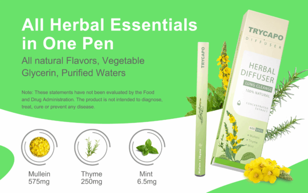 TryCapo™ New Upgrade Mullein Aroma Diffuser - 600 Uses - Image 7