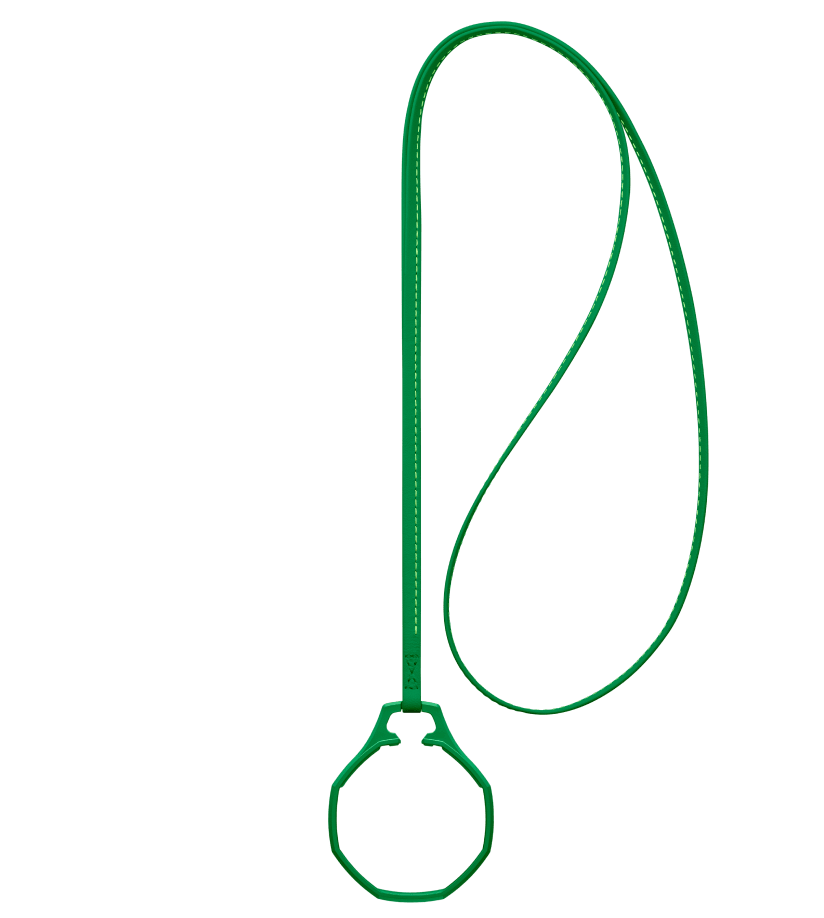 ROYAL POP / LEATHER LANYARD GREEN EIGHT