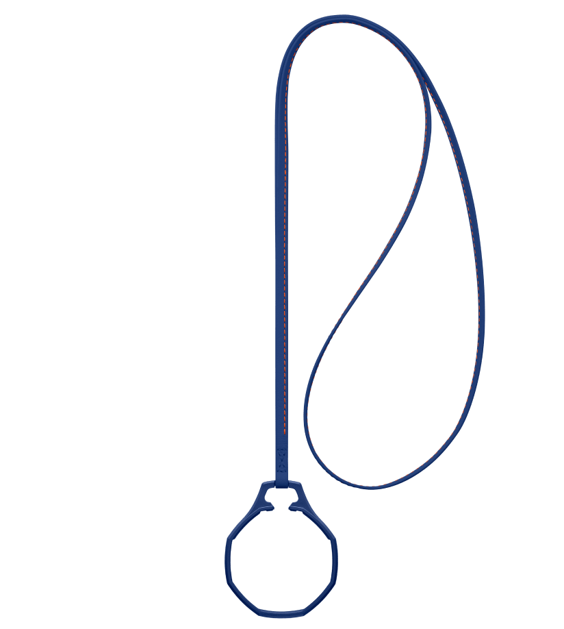ROYAL POP / LEATHER LANYARD ORENJI HACHI