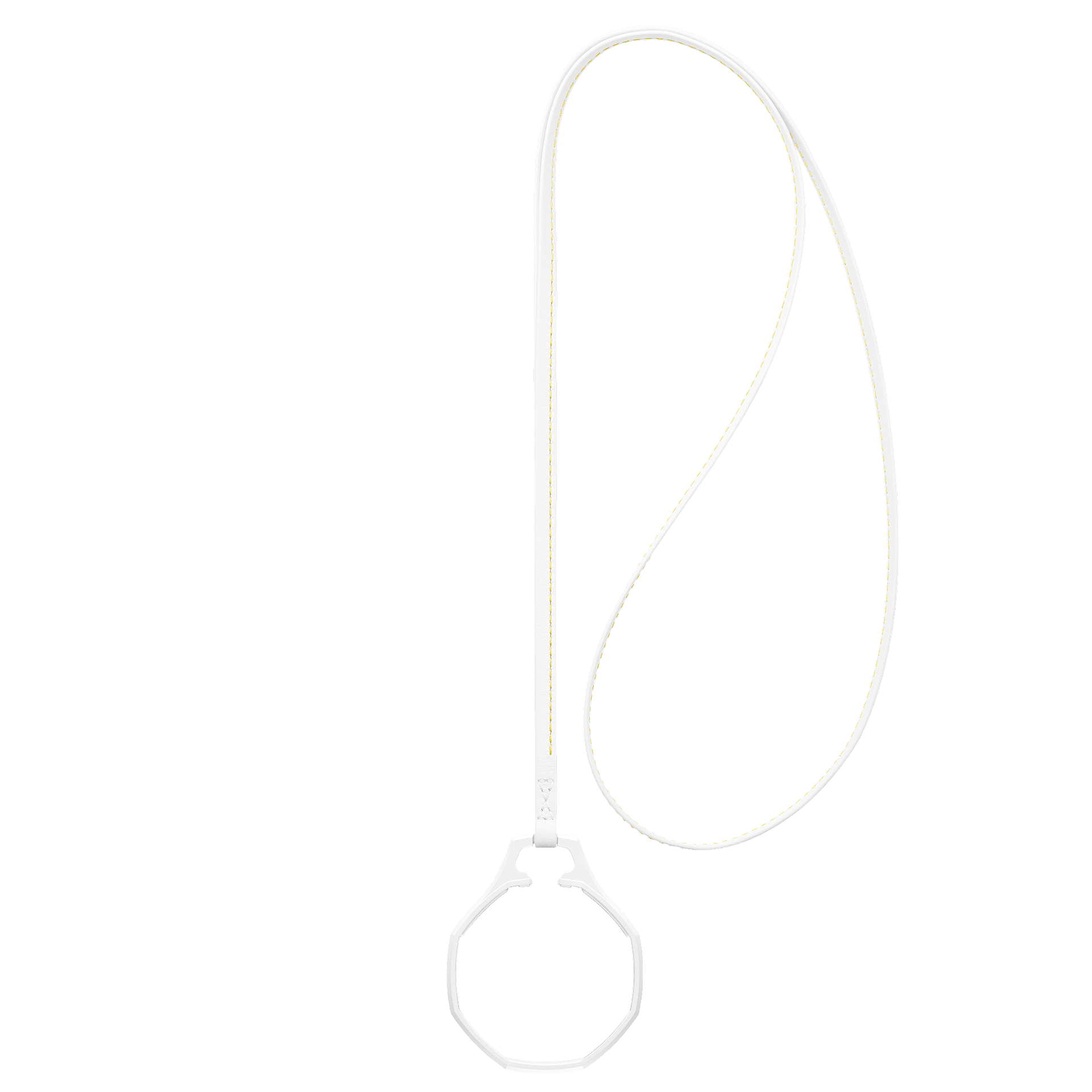 ROYAL POP / LEATHER LANYARD HUIT BLANC